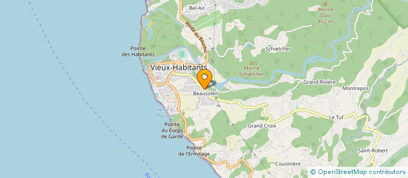 localisation de l'entreprise MADAME ELODIE NOEL à VIEUX-HABITANTS