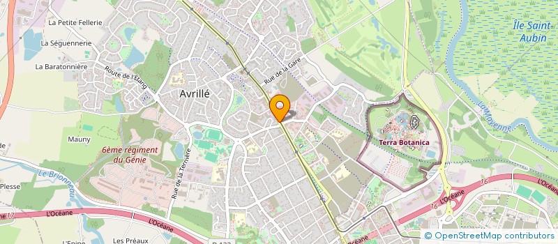 localisation de l'entreprise MADAME ELODIE NORMAND  AVRILLE