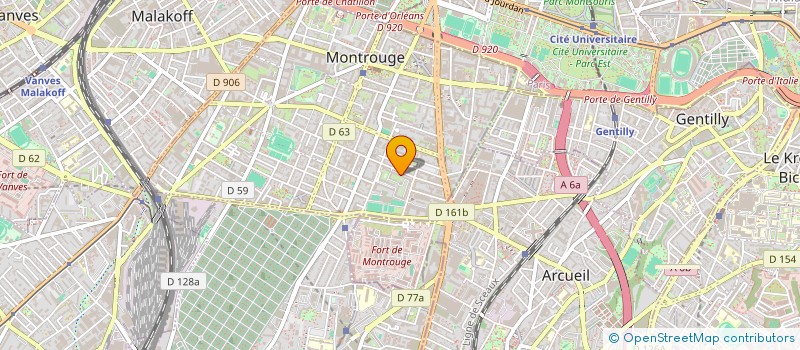 localisation de l'entreprise MADAME ELODIE NOTELET à MONTROUGE