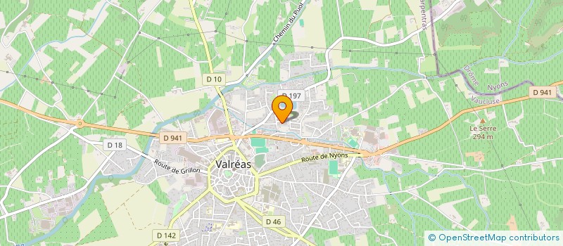 localisation de l'entreprise MADAME ELODIE NTYAM ZAMO à VALREAS