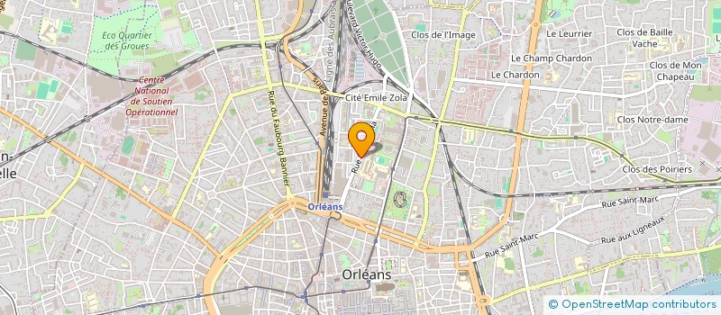 localisation de l'entreprise MADAME ELODIE NUNG  ORLEANS