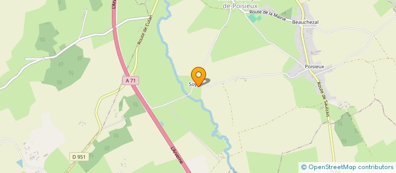 localisation de l'entreprise MADAME ELODIE OLAYAT  SAINT-GEORGES-DE-POISIEUX