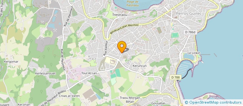 localisation de l'entreprise MADAME ELODIE OLIVEIRA à PERROS-GUIREC
