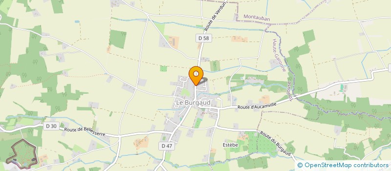 localisation de l'entreprise MADAME ELODIE OLIVES  LE BURGAUD
