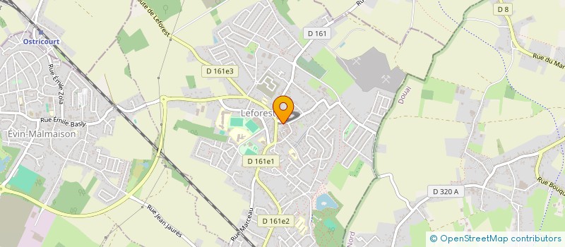 localisation de l'entreprise MADAME ELODIE OLIVIER  LEFOREST