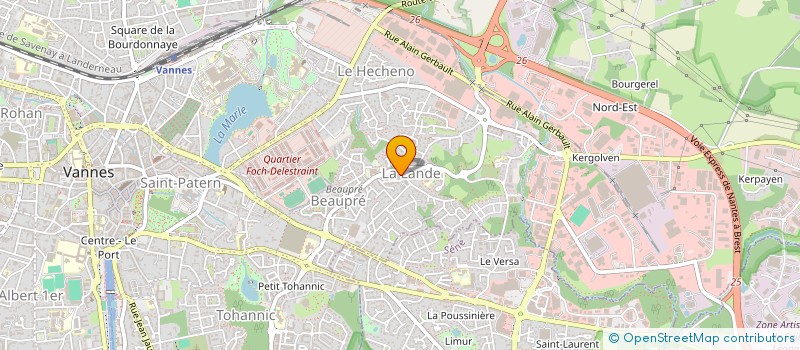 localisation de l'entreprise MADAME ELODIE OLLIVIER  VANNES