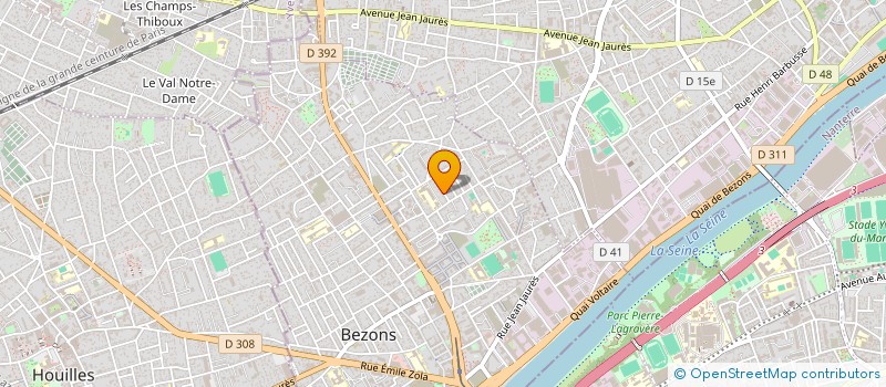 localisation de l'entreprise MADAME ELODIE OMNES  BEZONS