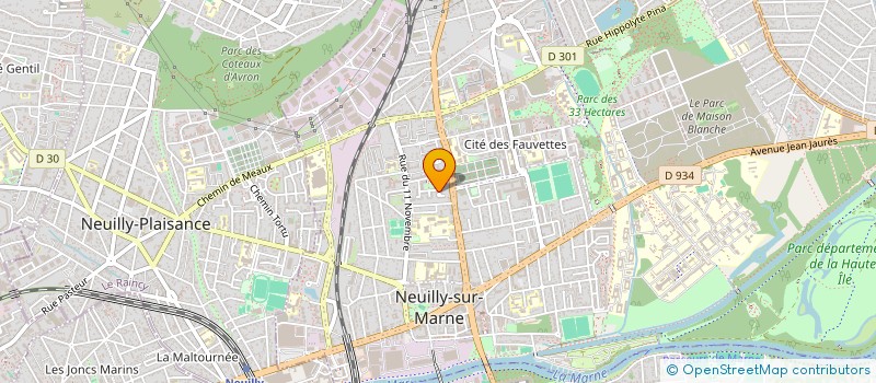 localisation de l'entreprise MADAME ELODIE OVARLEZ à NEUILLY-SUR-MARNE