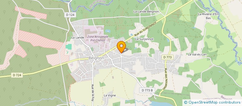 localisation de l'entreprise MADAME ELODIE OWCZAREK  BEIGNON