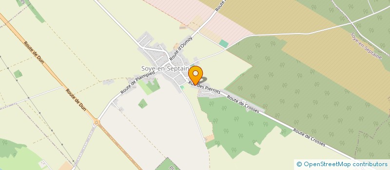 localisation de l'entreprise MADAME ELODIE PALISSON  SOYE-EN-SEPTAINE