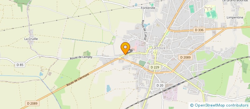 localisation de l'entreprise MADAME ELODIE PANIC  LEZOUX