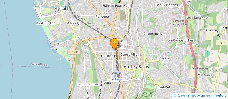 localisation de l'entreprise MADAME ELODIE PAQUET  AIX-LES-BAINS