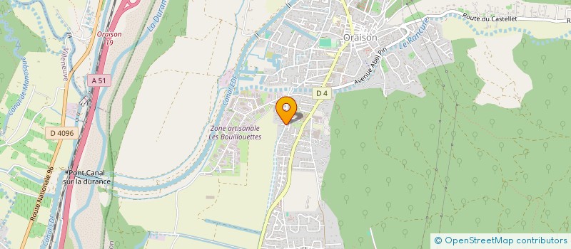 localisation de l'entreprise MADAME ELODIE PARADISO  ORAISON