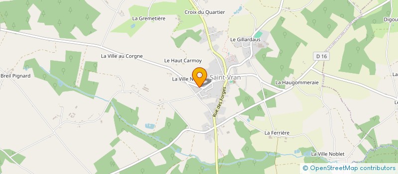 localisation de l'entreprise MADAME ELODIE PARCEINT  SAINT-VRAN