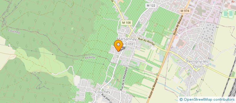 localisation de l'entreprise MADAME ELODIE PARCELIER à MARSANNAY-LA-COTE