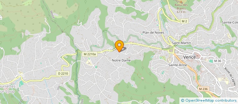 localisation de l'entreprise MADAME ELODIE PARENT  VENCE