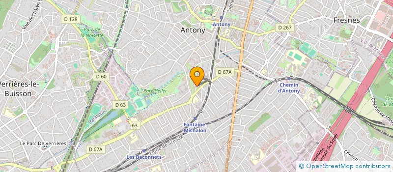 localisation de l'entreprise MADAME ELODIE PARFAIT à ANTONY