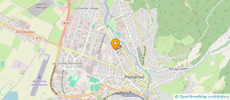 localisation de l'entreprise MADAME ELODIE PARISATO à PONTARLIER