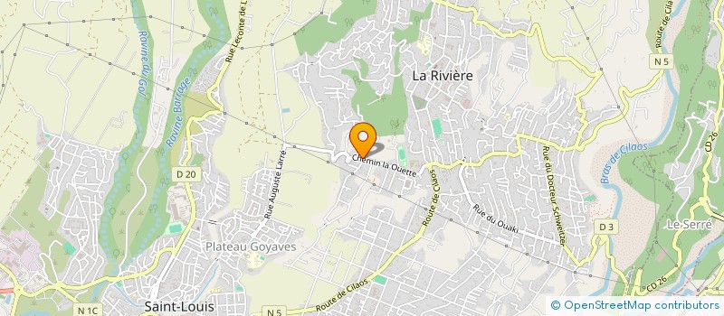 localisation de l'entreprise MADAME ELODIE PARISOT à SAINT-LOUIS