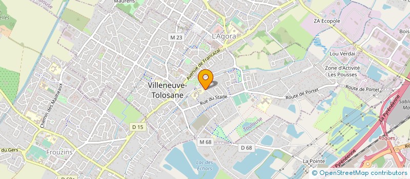 localisation de l'entreprise MADAME ELODIE PARLANGE  FROUZINS