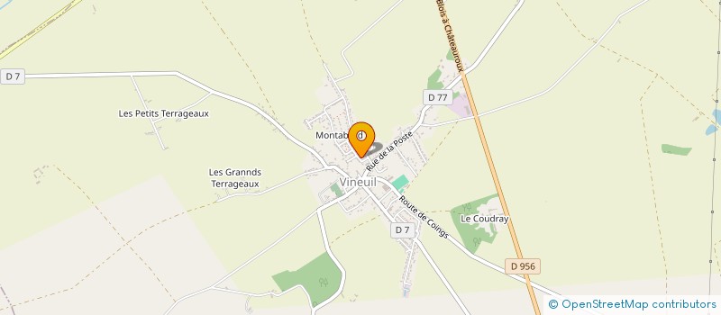 localisation de l'entreprise MADAME ELODIE PASQUET à VINEUIL