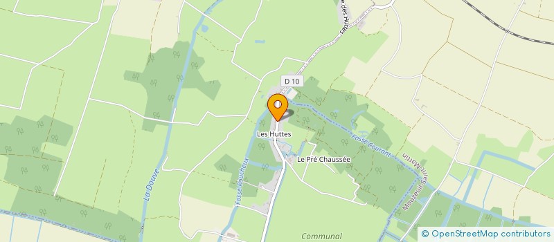 localisation de l'entreprise MADAME ELODIE PASQUIER  LE LANGON