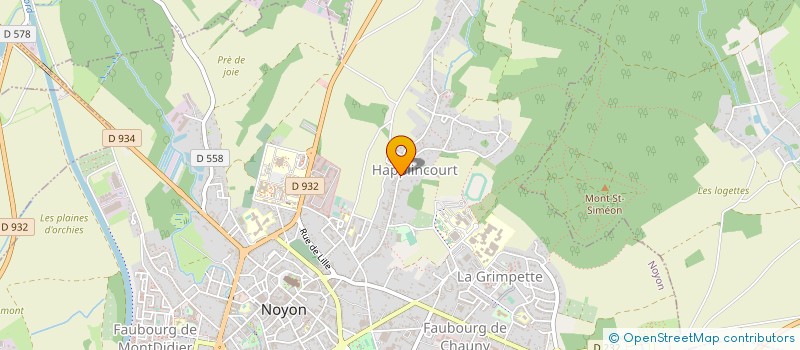 localisation de l'entreprise MADAME ELODIE PATERNOTTE  NOYON