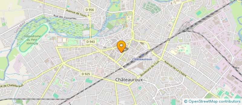 localisation de l'entreprise MADAME ELODIE PATRIGEON à CHATEAUROUX