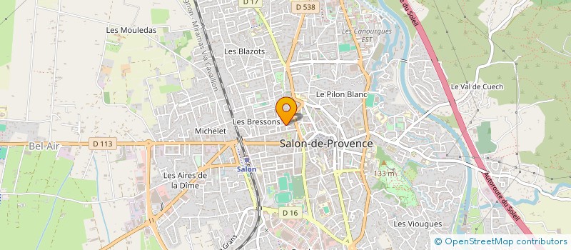 localisation de l'entreprise MADAME ELODIE PAULIN à SALON-DE-PROVENCE