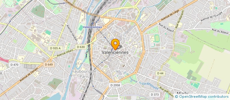 localisation de l'entreprise MADAME ELODIE PAULUS-BIEBER à VALENCIENNES
