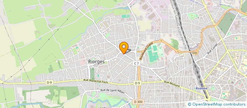 localisation de l'entreprise MADAME ELODIE PAVALLIER à RIORGES