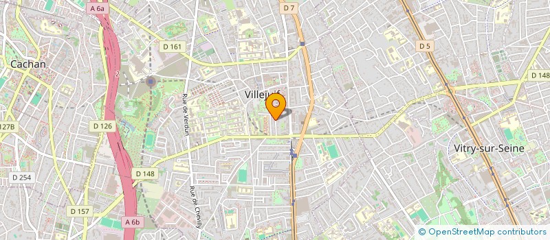 localisation de l'entreprise MADAME ELODIE PAVIE  VILLEJUIF