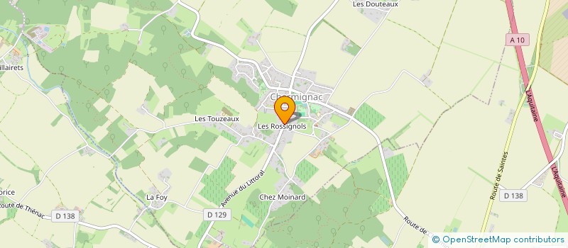 localisation de l'entreprise MADAME ELODIE PEAN à CHERMIGNAC