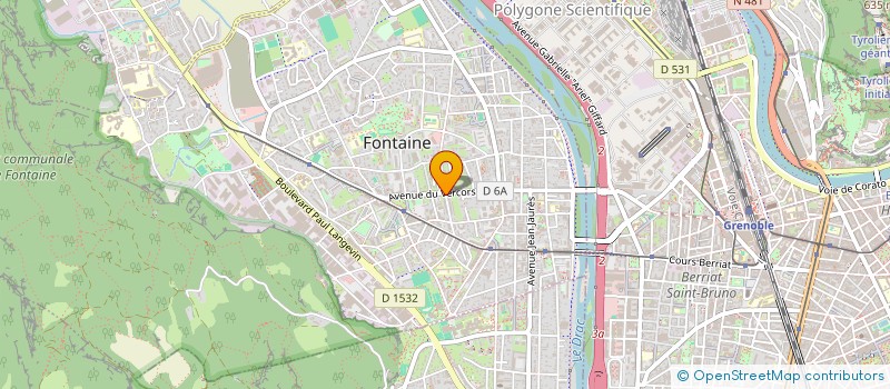 localisation de l'entreprise MADAME ELODIE PECARELLA  FONTAINE