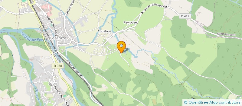 localisation de l'entreprise MADAME ELODIE PECASSOU-BACQUE à COARRAZE