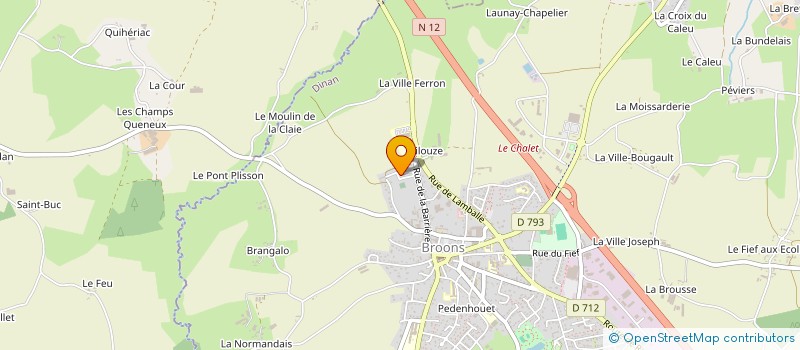 localisation de l'entreprise MADAME ELODIE PECHEUX  BROONS