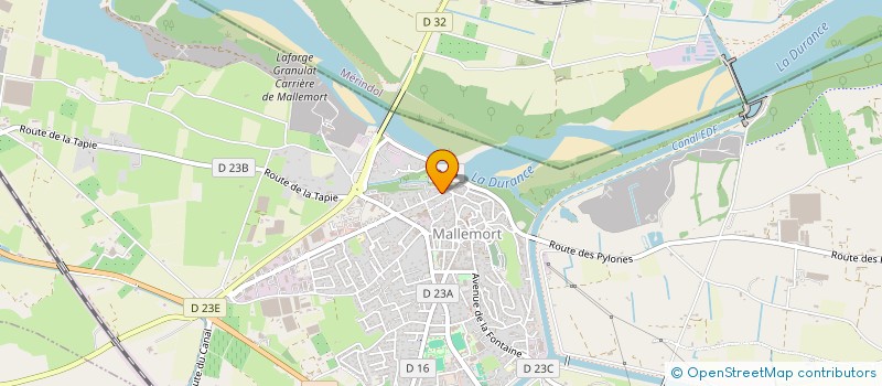 localisation de l'entreprise MADAME ELODIE PECHIER  MALLEMORT