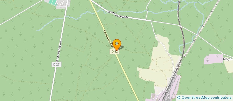 localisation de l'entreprise MADAME ELODIE PEDAROS  LALUQUE