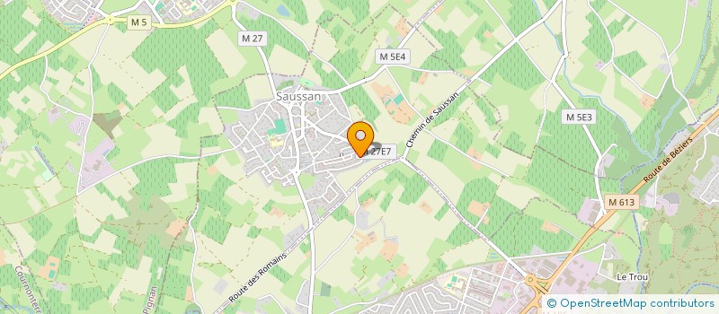 localisation de l'entreprise MADAME ELODIE PERON  SAUSSAN