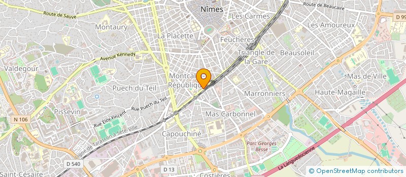 localisation de l'entreprise MADAME ELODIE PEROTTI  NIMES