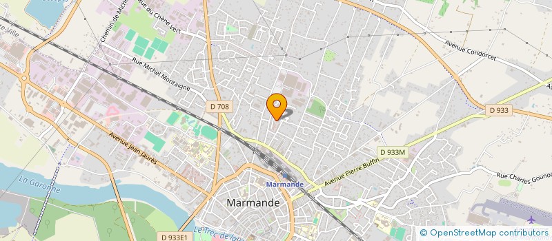 localisation de l'entreprise MADAME ELODIE PEROTTO  MARMANDE