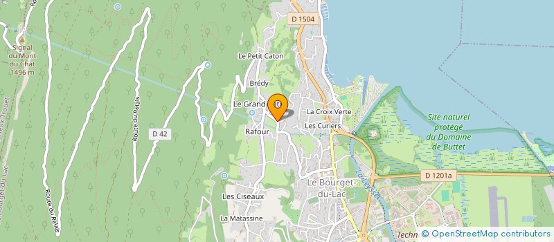 localisation de l'entreprise MADAME ELODIE PERRET  LE BOURGET-DU-LAC