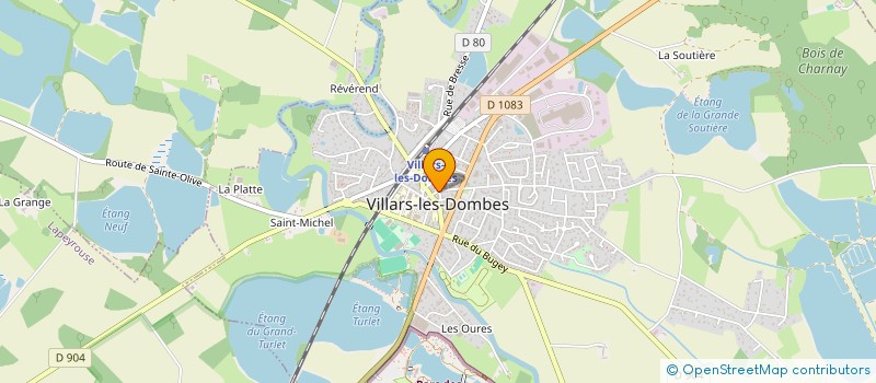localisation de l'entreprise MADAME ELODIE PERRIGAULT  VILLARS-LES-DOMBES