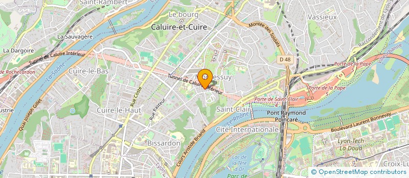 localisation de l'entreprise MADAME ELODIE PERRIN  CALUIRE-ET-CUIRE