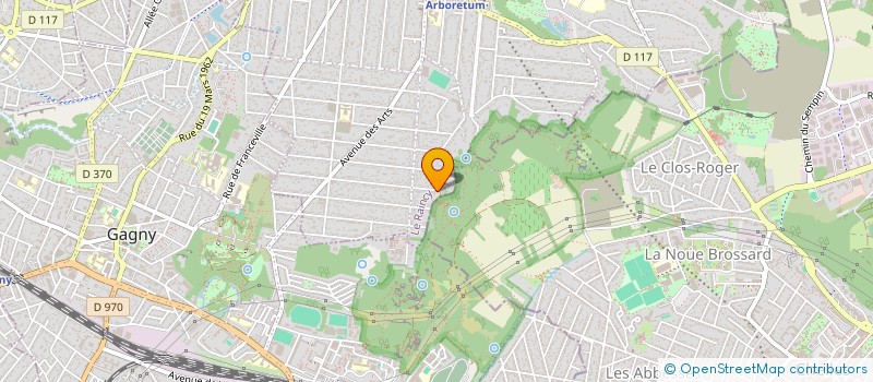 localisation de l'entreprise MADAME ELODIE PETIOT  MONTFERMEIL