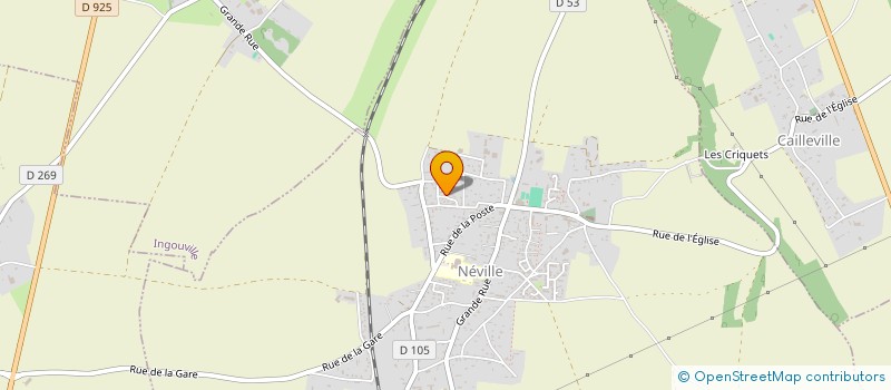 localisation de l'entreprise MADAME ELODIE PETIT  NEVILLE