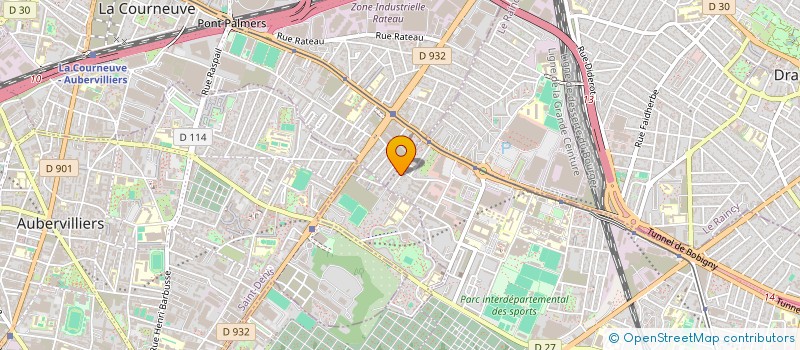 localisation de l'entreprise MADAME ELODIE PETIT à BOBIGNY