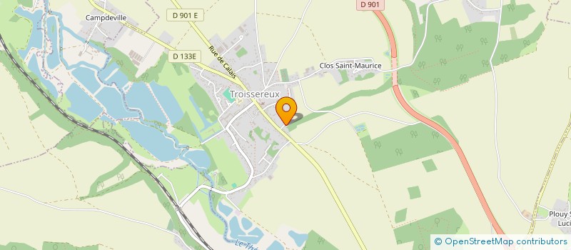 localisation de l'entreprise MADAME ELODIE PETIT  TROISSEREUX