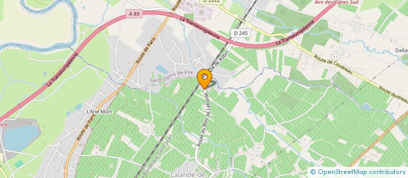 localisation de l'entreprise MADAME ELODIE PEYTAVI  LALANDE-DE-POMEROL