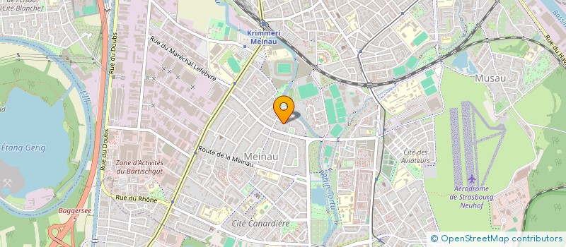 localisation de l'entreprise MADAME ELODIE PFLEGER à STRASBOURG